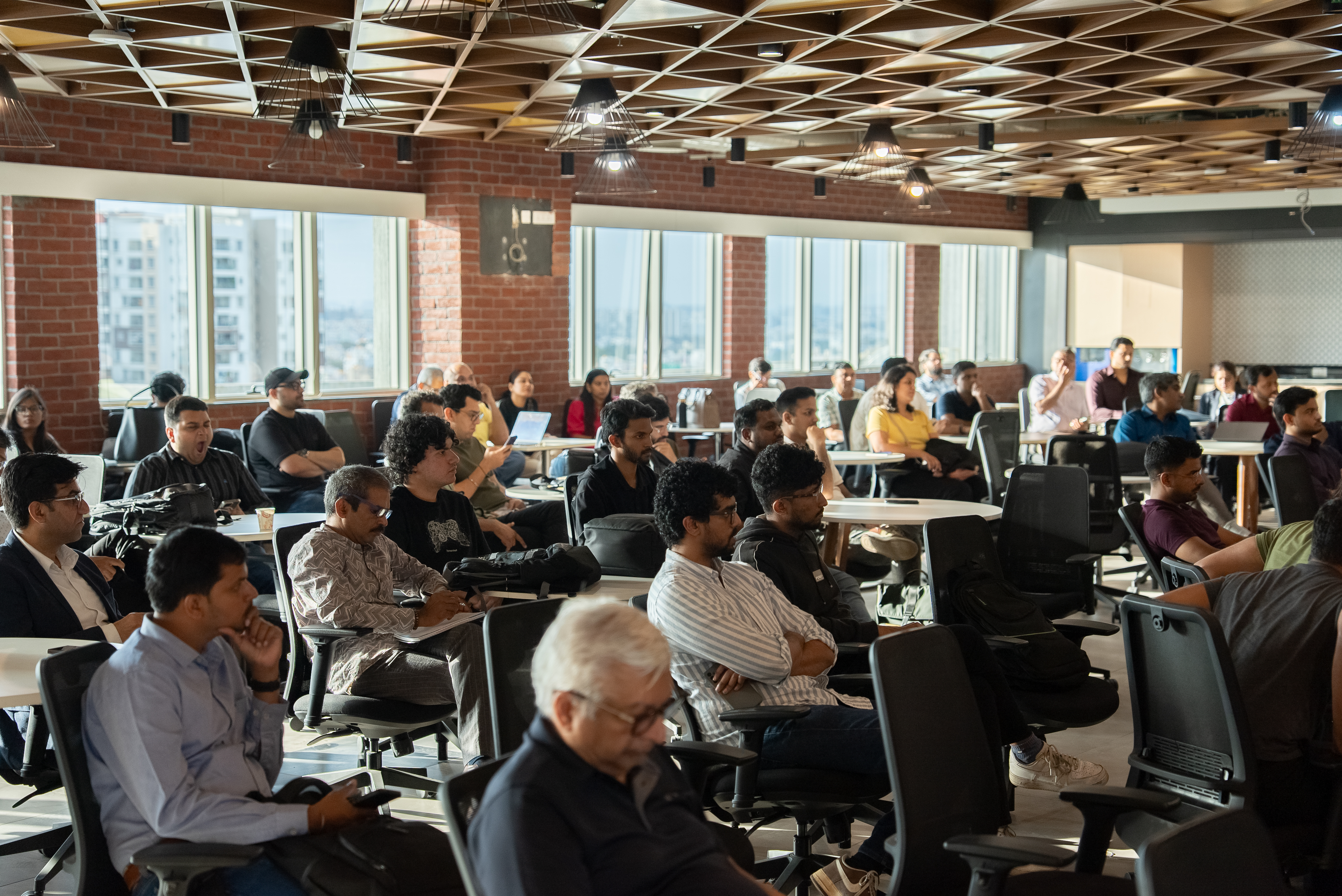 Guests attending a Bharat1.ai event