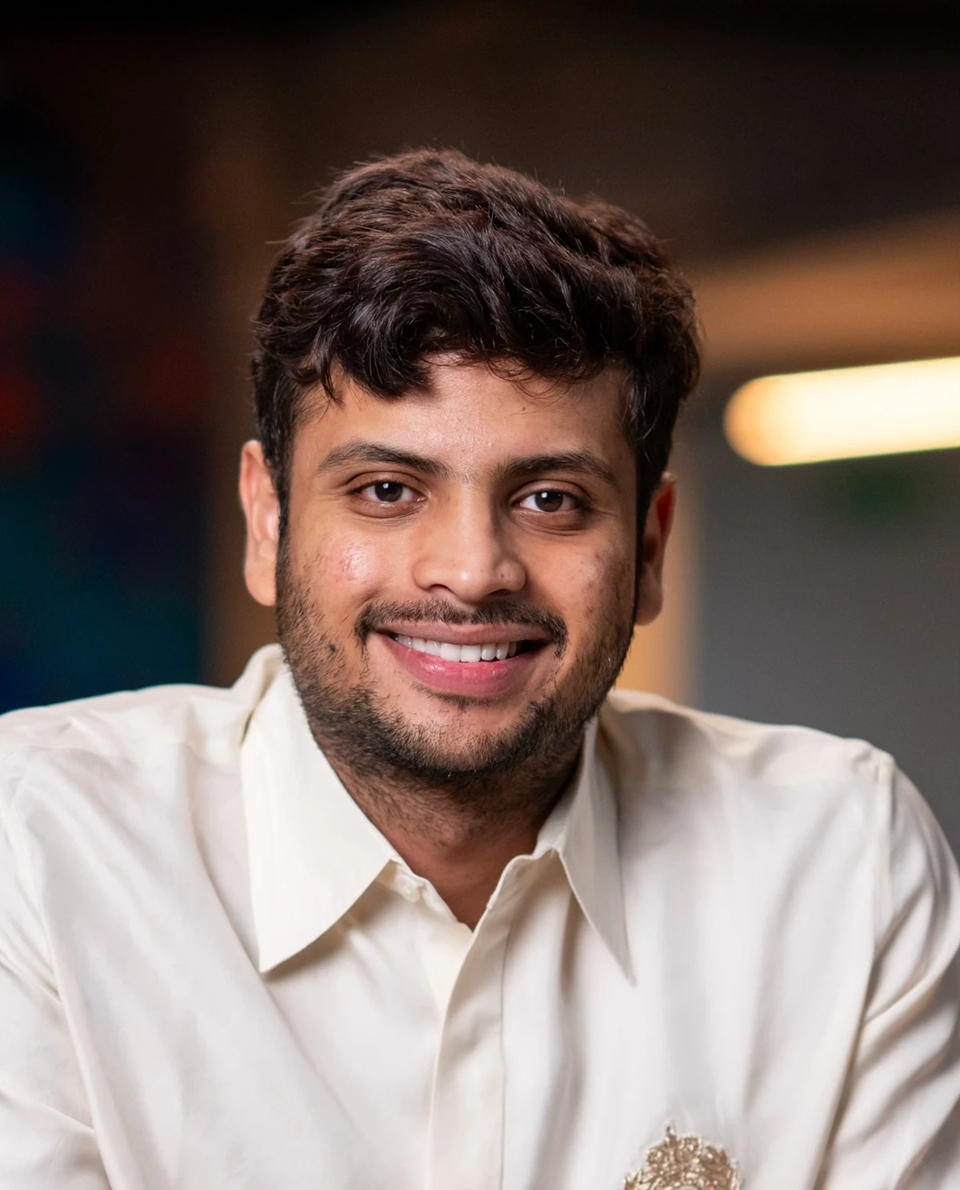 Portrait of Sireesh Kupendra, co-founder of Bharat1.ai
